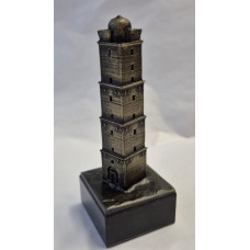 Brandaris Terschelling verbronsd op marmer voet Brandaris Terschelling verbronsd op marmer voet