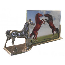 Picture frame with horse 