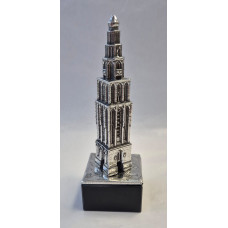 Martinitoren Zilvertin op marmer voet Martinitoren Zilvertin op marmer voet