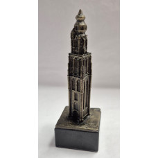 Onze lieve Vrouwetoren Amersfoort op marmer voet verbronsd Onze lieve Vrouwetoren Amersfoort op marmer voet verbronsd