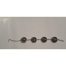 Bracelet with crystal color length 20,5cm