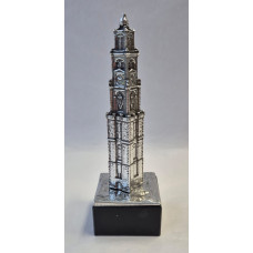 Westertoren Zilvertin op marmer voet