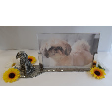 photo frame shih tzu shorthair zilvertin