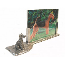 Photo frame airedale terrier 