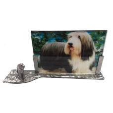 Picture frame bearded collie 