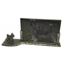 Photo frame schnauzer 