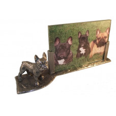 Photo frame french bulldog 