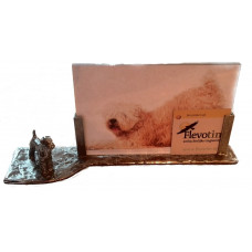 Photo frame soft coated retriever 