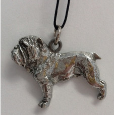 Engelse bulldog ketting plat