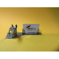 French bulldog male business card holder