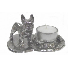 French bulldog male candleholder large