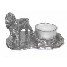 Cocker spaniel candleholder