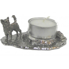 Chihuahua candle holder small