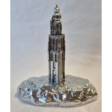 Onze lieve Vrouwetoren Amersfoort Urn zilvertin